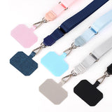 Wide Printed Phone Strap - A