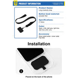 Wide Printed Phone Strap - A