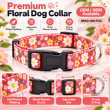 Yihong C097 floral dog collar product details