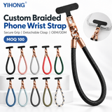 Yihong S-152 custom braided phone wrist strap product overview
