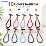 Yihong S-152 custom braided phone wrist strap construction and design details