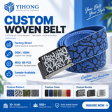 Custom Patterned Woven Belt - Y-047 design reference