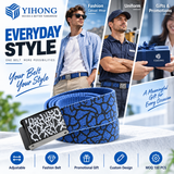Custom Patterned Woven Belt - Y-047 details and application reference